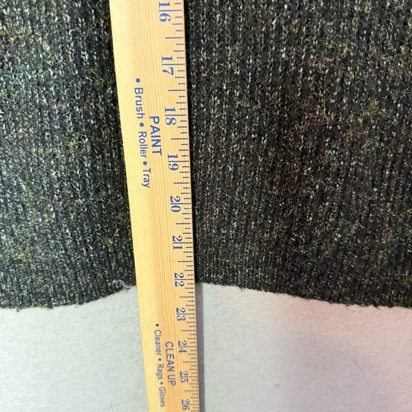 BP. Brand Womens Acrylic Knit Crew Neck Sweater Green Shimmer size M - Picture 8 of 9